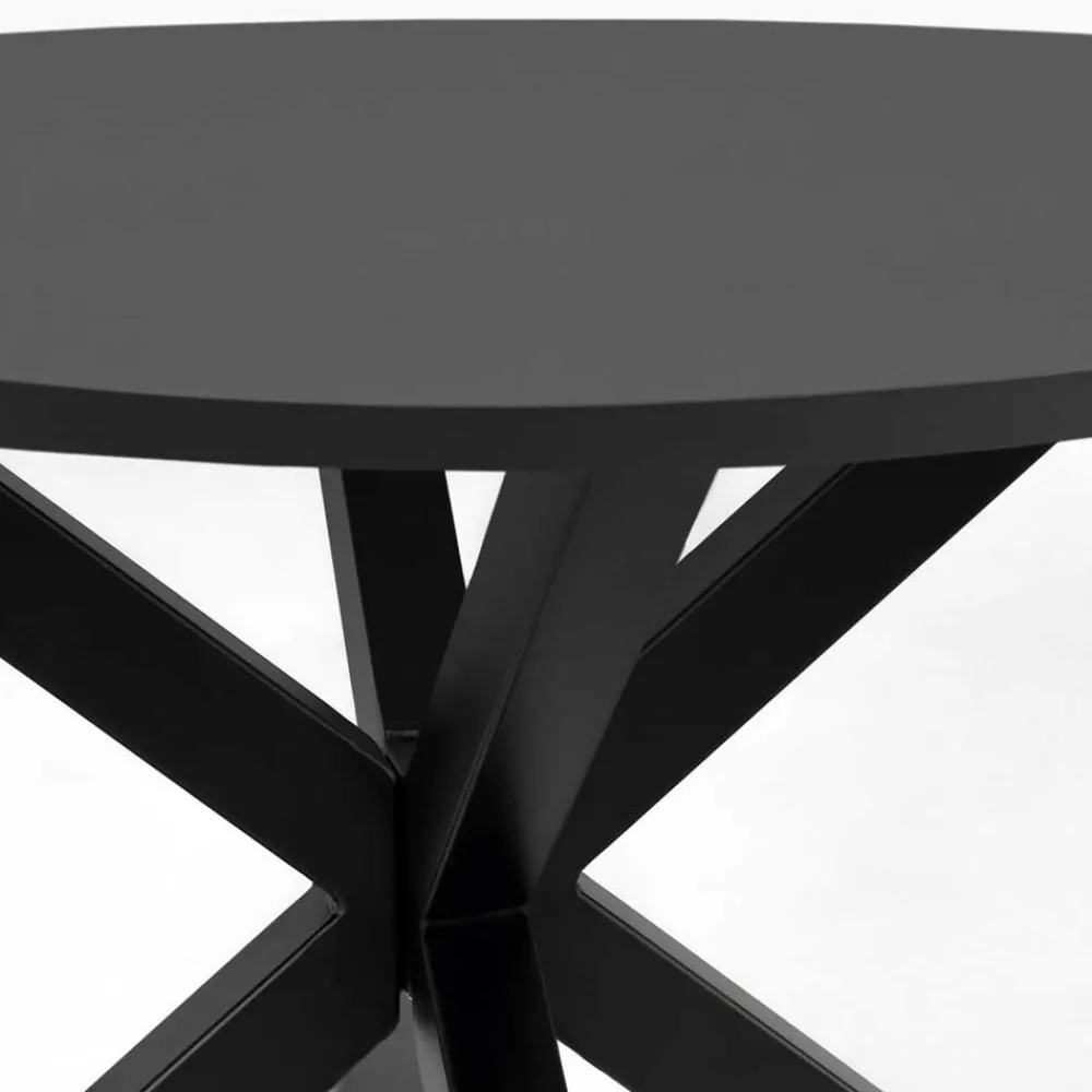 Wohnen Tische<Schwarzer Küchentisch in modernem Design - Aknita