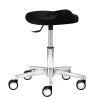 Wohnen Hocker<Schwarzer Schreibtisch Hocker auf Rollen - Arianno
