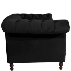 Wohnen Sofas<Schwarzes Barocksofa aus Samtvelours - Isipia