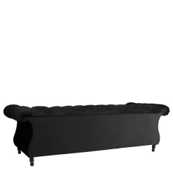 Wohnen Sofas<Schwarzes Barocksofa aus Samtvelours - Isipia