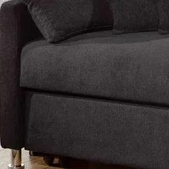 Wohnen Betten|Sofas<Schwarzes 2er Sofa mit Schlaffunktion - Laromain