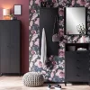 Wohnen Garderoben<Schwarzes Flurmöbel Set - Anderian (vierteilig)