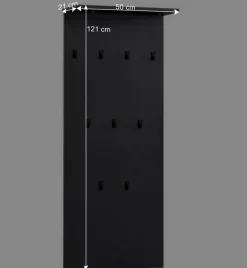 Wohnen Garderoben<Schwarzes Flurmöbel Set - Anderian (vierteilig)