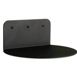 Wohnen Regale<Schwarzes Hängeboard in halbrunder Form - Feliana