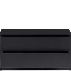 Wohnen Tv & Hifi-Möbel|Lowboards<Schwarzes Lowboard mit zwei Schubladen - Niwidus