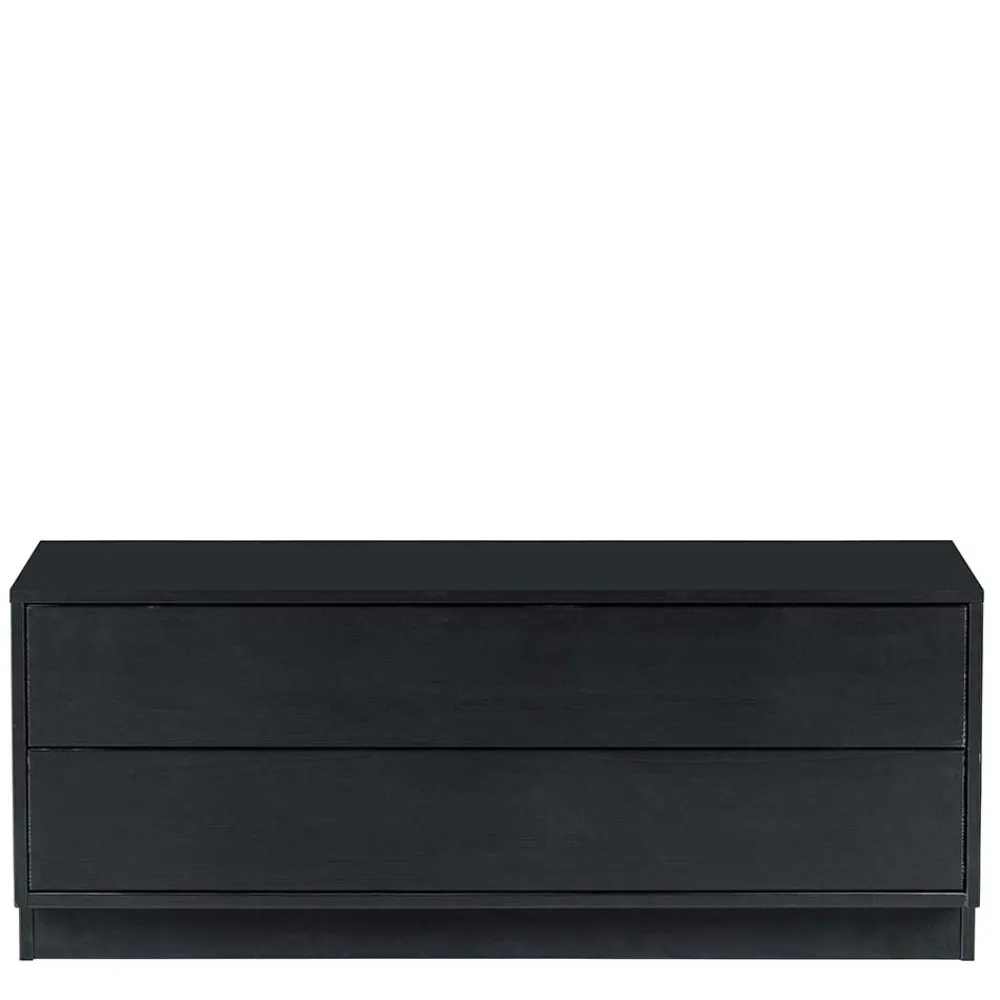 Wohnen Tv & Hifi-Möbel|Lowboards<Schwarzes Lowboard mit zwei Schubladen - Niwidus
