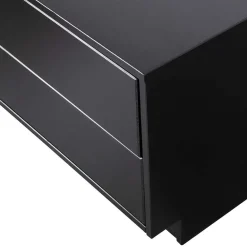 Wohnen Tv & Hifi-Möbel|Lowboards<Schwarzes Lowboard mit zwei Schubladen - Niwidus