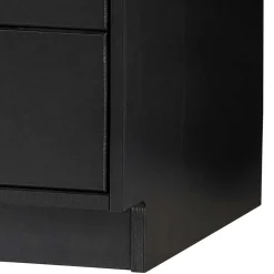 Wohnen Tv & Hifi-Möbel|Lowboards<Schwarzes Lowboard mit zwei Schubladen - Niwidus