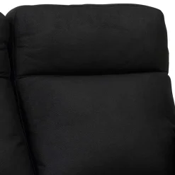 Wohnen Sofas<Schwarzes Zweier Sofa mit Relaxfunktion - Salma