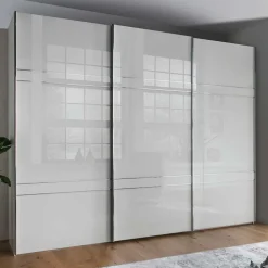 Wohnen Kleiderschränke<Schwebetüren Kleiderschrank mit Glas Front - Ekino