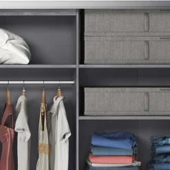 Wohnen Kleiderschränke|Schränke<Schwebetüren-Kleiderschrank in Eiche Grau - Carika