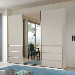 Wohnen Kleiderschränke|Schränke<Schwebetüren-Kleiderschrank in Champagner - Nafissa