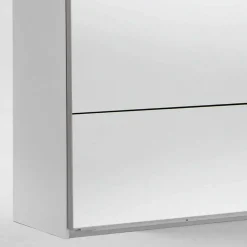 Wohnen Kleiderschränke|Schränke<Schwebetürenschrank Carno mit Schwarzglas