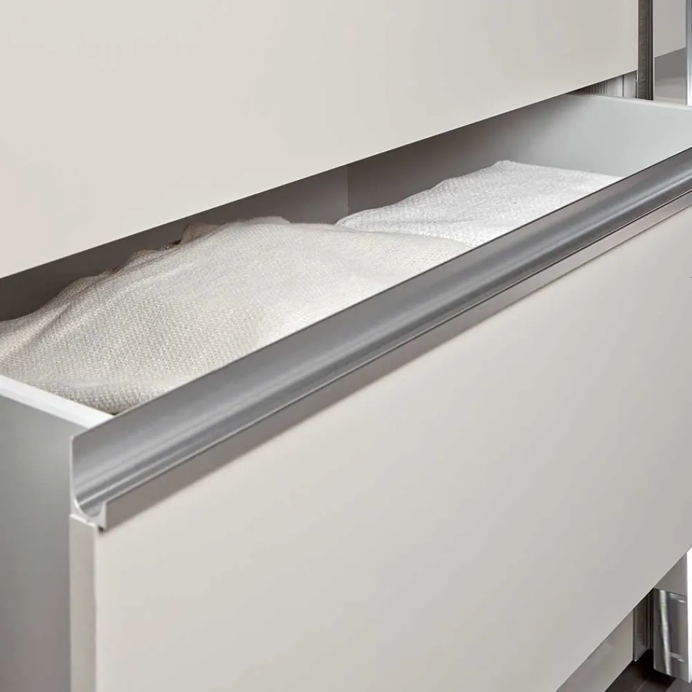 Wohnen Kleiderschränke|Schränke<Schwebetürenschrank in Champagner - Grover