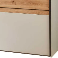 Wohnen Kleiderschränke<Schwebetürenschrank in Eiche Bianco & Beige - Kezmina