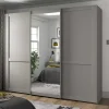 Wohnen Kleiderschränke<Schwebetürenschrank in Hellgrau - Ridonna