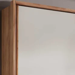 Wohnen Kleiderschränke|Schränke<Schwebetürenschrank in Kernbuche & Beige - Krofun
