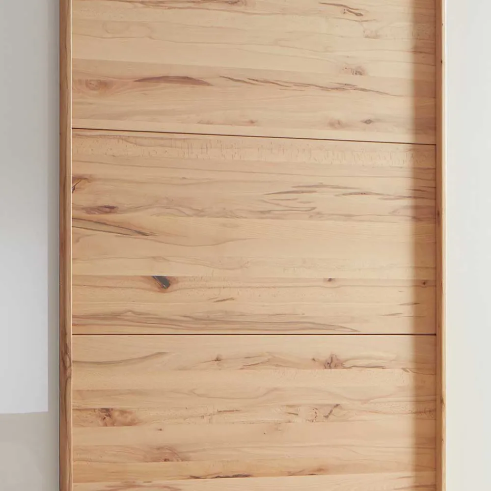 Wohnen Kleiderschränke|Schränke<Schwebetürenschrank in Kernbuche & Beige - Krofun