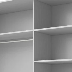 Wohnen Kleiderschränke<Schwebetürenschrank in Weiß Esche Dekor - Pruducia