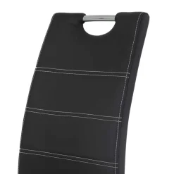 Wohnen Sessel<Schwing Stühle aus Kunstleder & Metall - Ayero (Set)