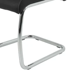 Wohnen Sessel<Schwing Stühle aus Kunstleder & Metall - Ayero (Set)