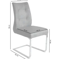 Wohnen Sessel<Schwingstühle in Braun - Badehma (2er Set)
