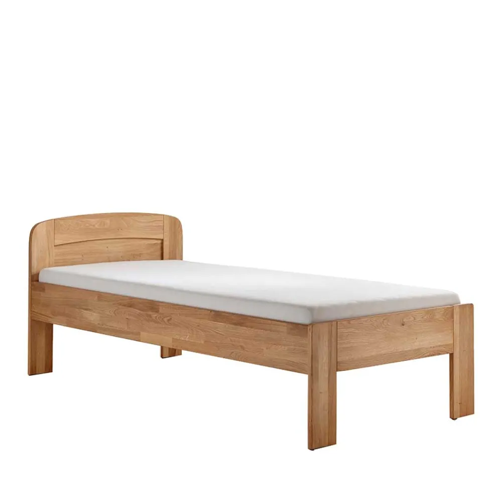 Wohnen Betten<Senioren-Einzelbett aus Wildeiche Massivholz - Issiaco