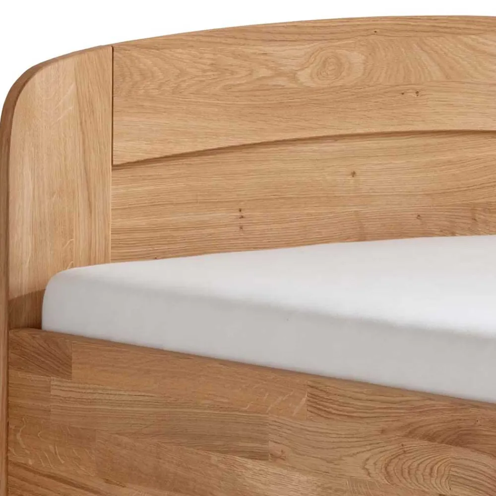 Wohnen Betten<Senioren-Einzelbett aus Wildeiche Massivholz - Issiaco