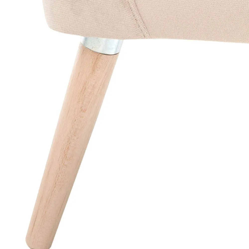 Wohnen Sessel<Sessel aus Samtvelours Beige - Modena