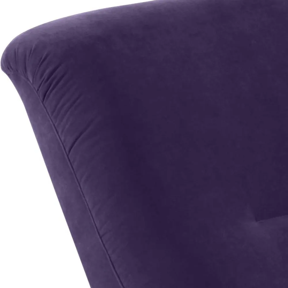 Wohnen Sessel<Sessel aus Velours in Violett - Cregorian