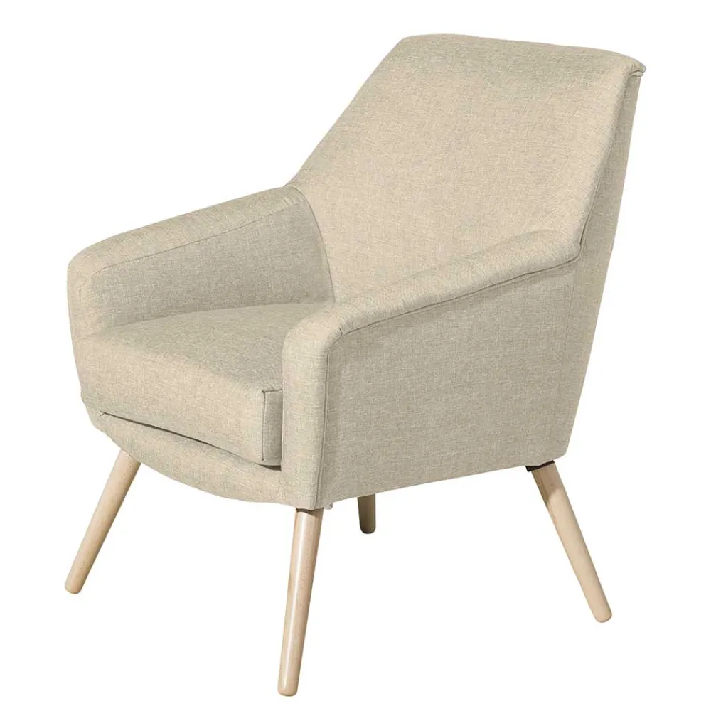 Wohnen Sessel<Sessel in Beige und Buche Natur - Vareika
