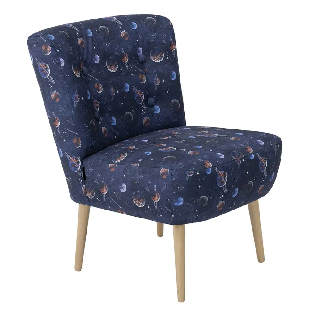 Wohnen Sessel<Sessel in Blau mit Planeten und Sternen - Marcs