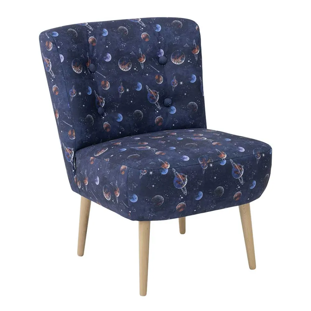 Wohnen Sessel<Sessel in Blau mit Planeten und Sternen - Marcs