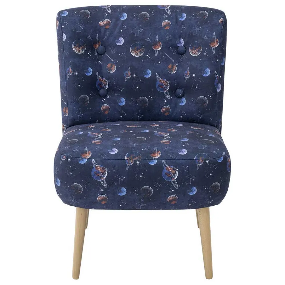 Wohnen Sessel<Sessel in Blau mit Planeten und Sternen - Marcs