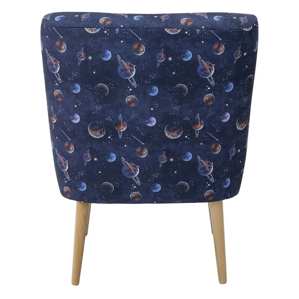 Wohnen Sessel<Sessel in Blau mit Planeten und Sternen - Marcs