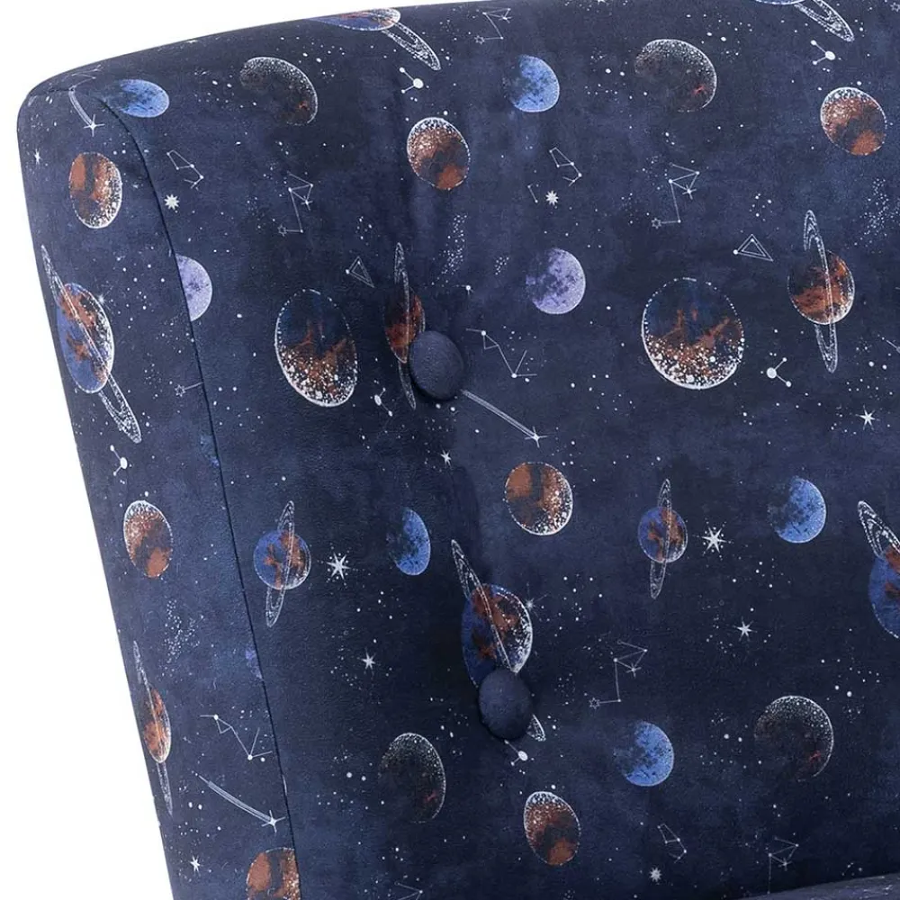 Wohnen Sessel<Sessel in Blau mit Planeten und Sternen - Marcs