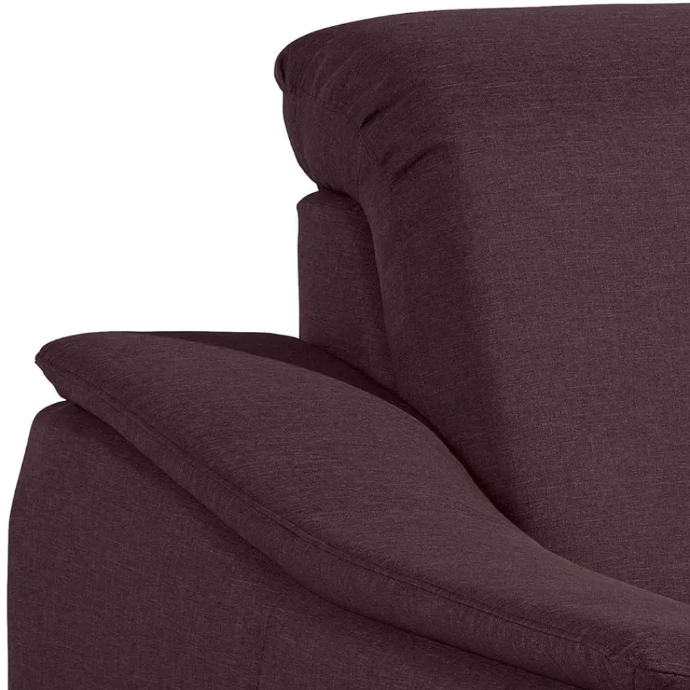 Wohnen Sessel<Sessel in Bordeaux und Nussbaum - Moranna