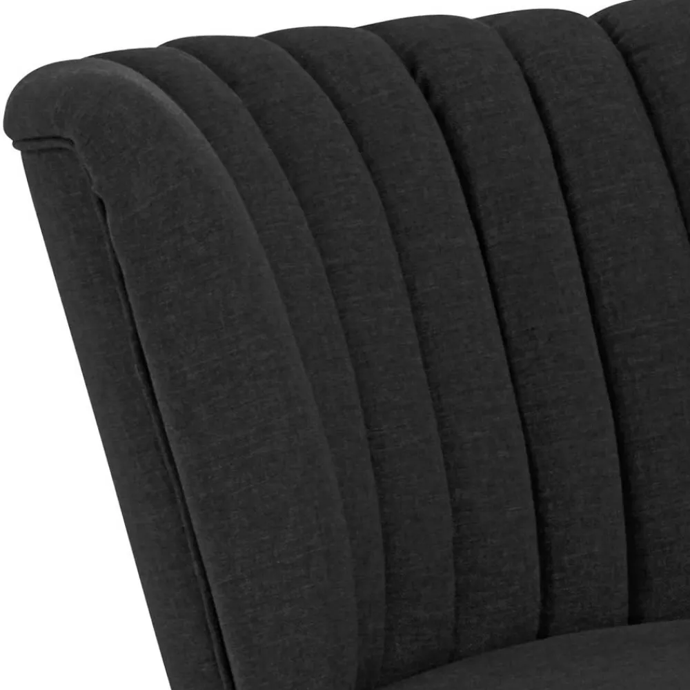 Wohnen Sessel<Sessel in Schwarz und Nussbaum - Nastasia