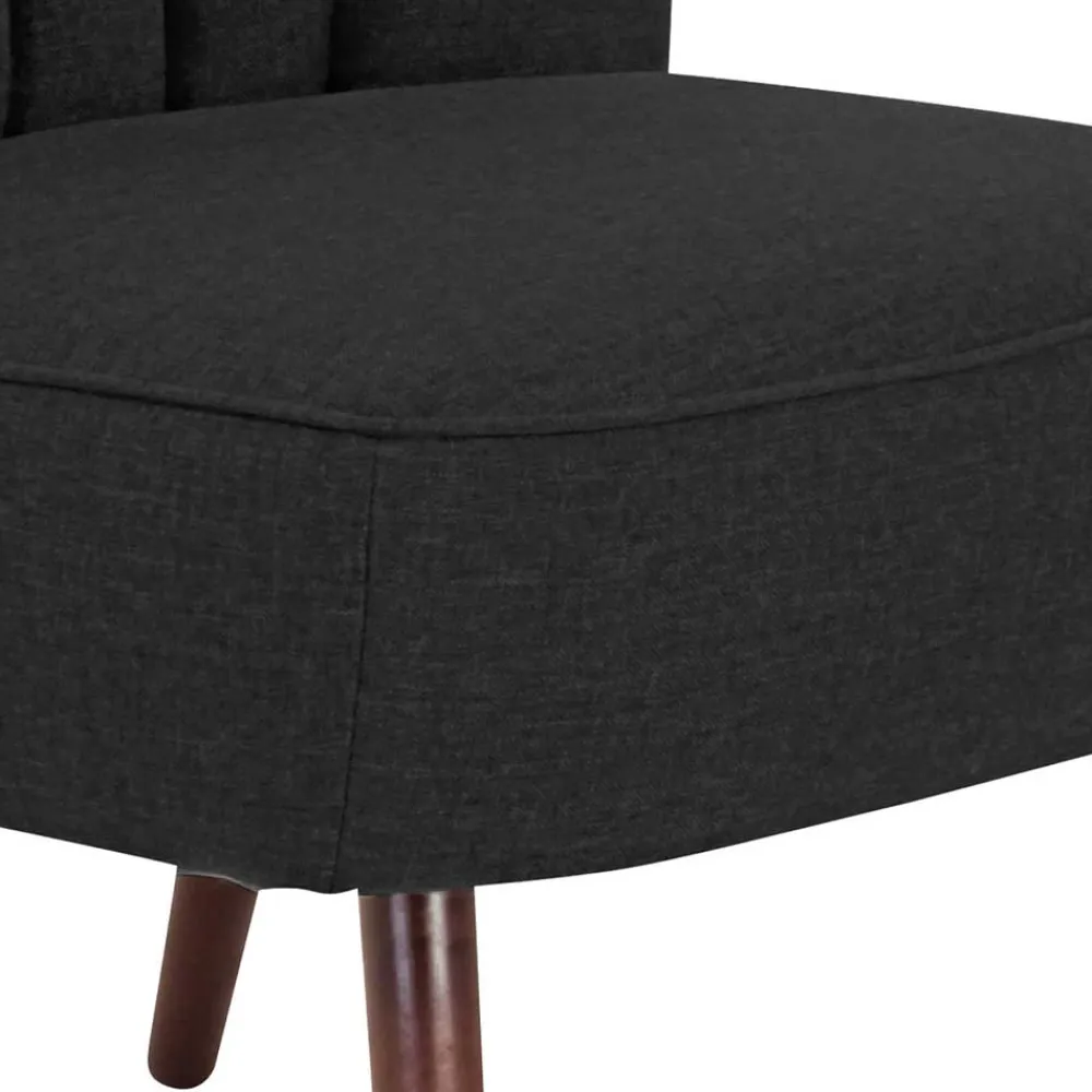 Wohnen Sessel<Sessel in Schwarz und Nussbaum - Nastasia