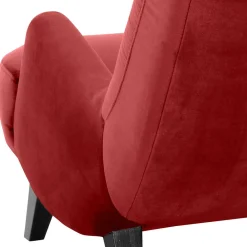 Wohnen Sessel<Sessel in Ziegel Rot und Schwarz - Danzante
