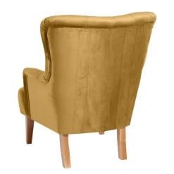 Wohnen Sessel<Sessel mit Ohren in Maisgelb und Buche - Amarello