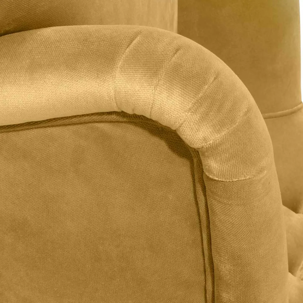 Wohnen Sessel<Sessel mit Ohren in Maisgelb und Buche - Amarello