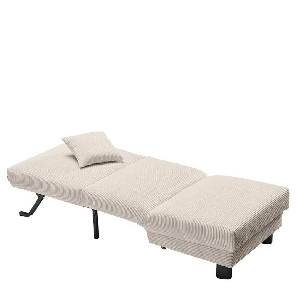 Wohnen Sofas<Sessel mit Schlaffunktion in Beige - Samurai