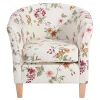 Wohnen Sessel<Sessel mit Stoffbezug mit Blumen Dessin - Barbadus