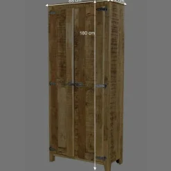 Wohnen Garderoben<Set Design Flur Möbel massiv - Suennas (sechsteilig)