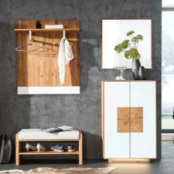 Wohnen Garderoben<Set Flur Designmöbel zweifarbig - Mandrey (vierteilig)
