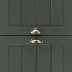 Wohnen Garderoben<Set Flur Einrichtung in Dunkelgrün - Niestov (fünfteilig)