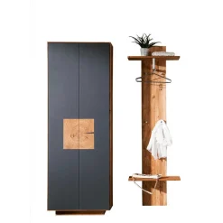 Wohnen Garderoben<Set Flur-Möbel aus Wildeiche - Mandrey (zweiteilig)