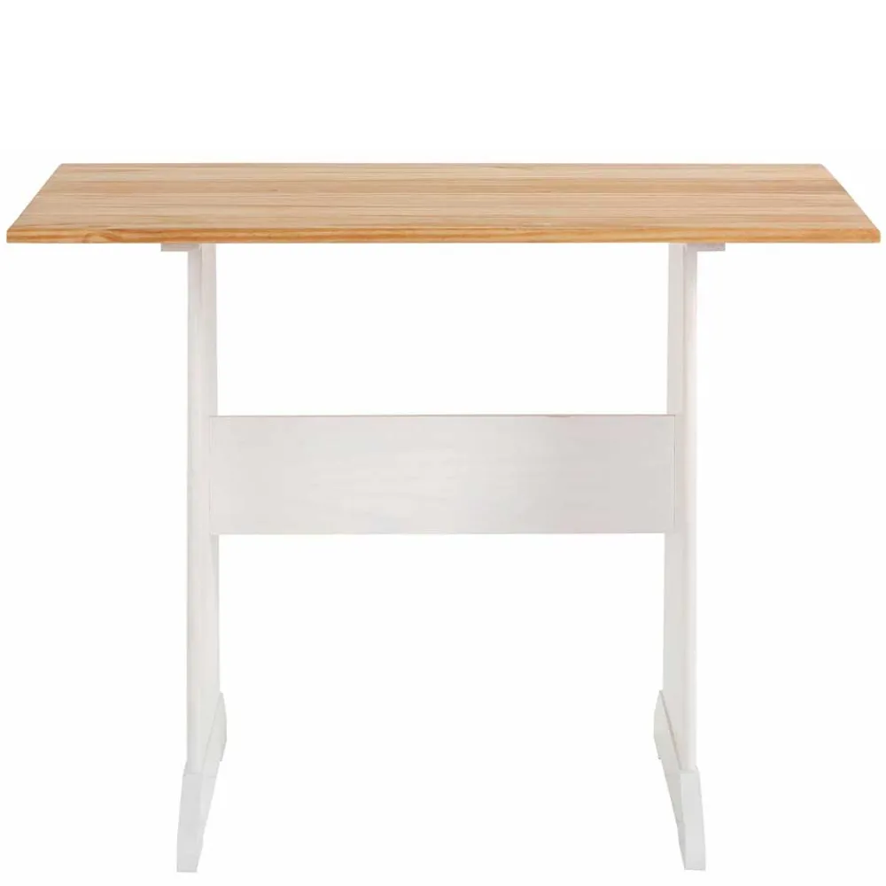 Wohnen Sitzgruppe<Set Landhaus Eckbank & Tisch - Lilien (zweiteilig)