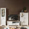 Wohnen Wohnwände<Set Landhaus Wohnzimmer Möbel - Sinolita (dreiteilig)